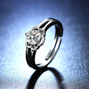 925 Sterling Silver Moissanite Classic Style Ring 1ct