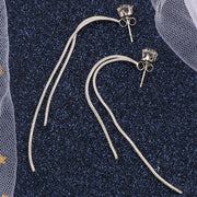 Long Tassel Minimalist Earrings