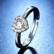 925 Sterling Silver Moissanite Classic Style Ring 1ct
