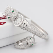 Luxurious Leopard Bracelet & Ring Set