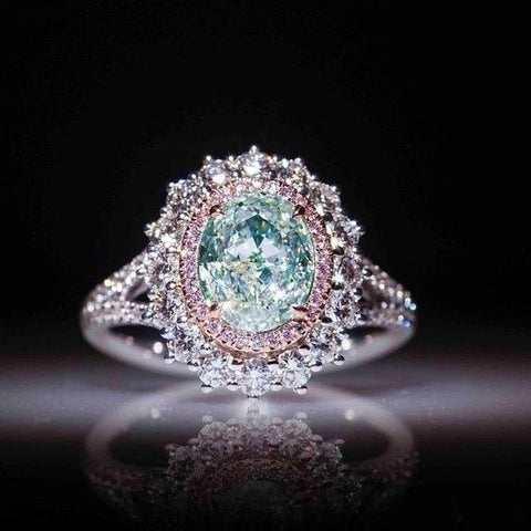 Luxurious & Unique Oval Fashion Engagement Ring