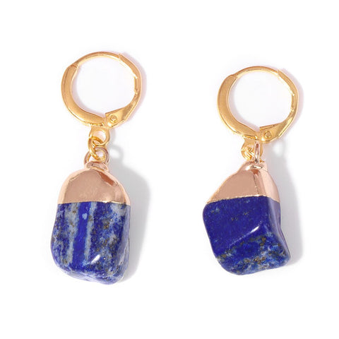 Baroque Pearl Lucky Evil Eye Natural Faceted Quartz Crystal Drop Earrings