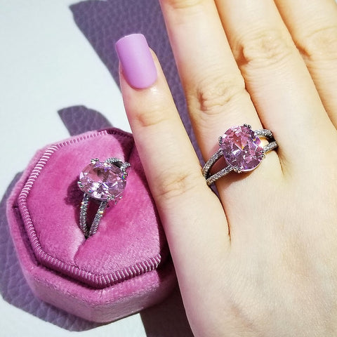 Luxurious & Unique Oval Fashion Engagement Ring