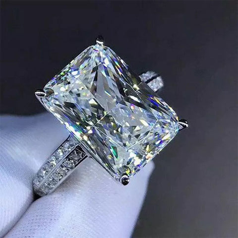 Luxury Princess Solid 925 Sterling Silver Ring