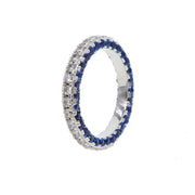 Luxury eternity Ring bands cubic zirconia