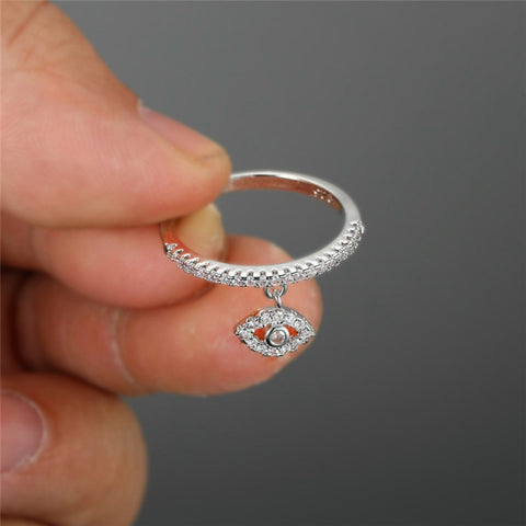 Cute Heart, Crown, & Snowflake Stacking Crystal Thin CZ Rings