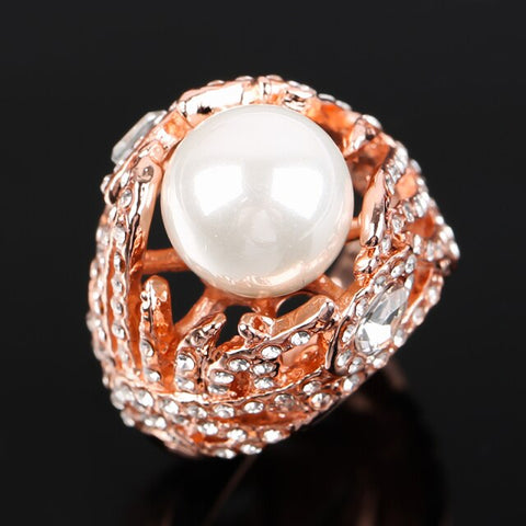 Gorgeous Large Oval Red Stone Luxury Filled High Quality CZ Ring
