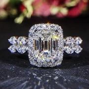 Brilliant Cubic Zirconia Fancy Bling Ring