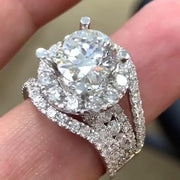 High Quality Gorgeous Brilliant Cubic Zirconia Bling Bling Ring