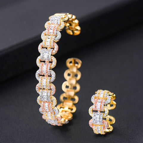 Luxury Resizable Bracelet & Ring Sets
