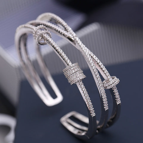 High Quality Fashion Temperament AAA CZ Crystal bangles/bracelet